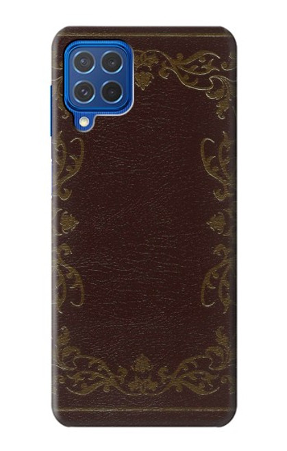 W3553 Vintage Book Cover Hülle Schutzhülle Taschen und Leder Flip für Samsung Galaxy M62