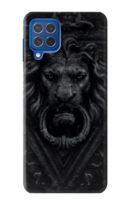 W3619 Dark Gothic Lion Hülle Schutzhülle Taschen und Leder Flip für Samsung Galaxy M62