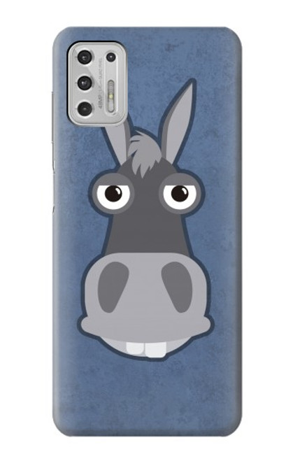 W3271 Donkey Cartoon Hülle Schutzhülle Taschen und Leder Flip für Motorola Moto G Stylus (2021)