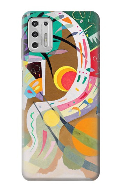 W3346 Vasily Kandinsky Guggenheim Hülle Schutzhülle Taschen und Leder Flip für Motorola Moto G Stylus (2021)