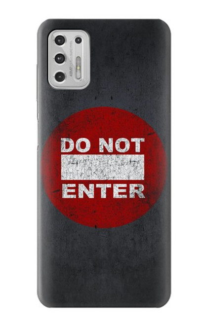 W3683 Do Not Enter Hülle Schutzhülle Taschen und Leder Flip für Motorola Moto G Stylus (2021)