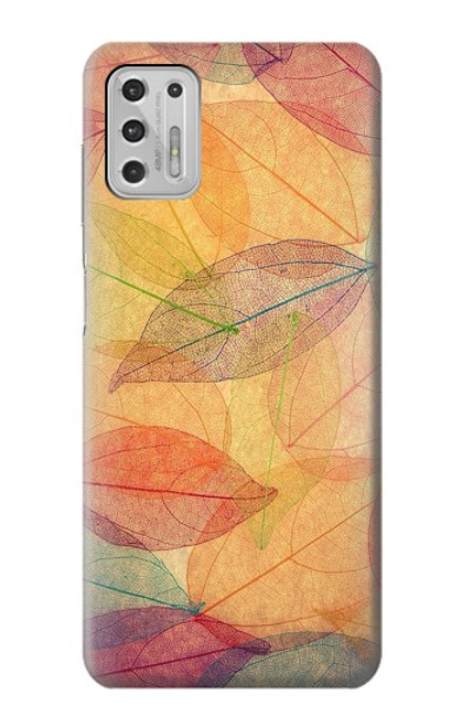 W3686 Fall Season Leaf Autumn Hülle Schutzhülle Taschen und Leder Flip für Motorola Moto G Stylus (2021)