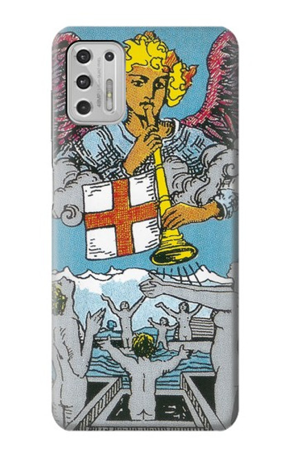 W3743 Tarot Card The Judgement Hülle Schutzhülle Taschen und Leder Flip für Motorola Moto G Stylus (2021)