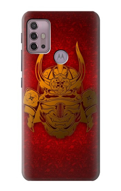 W0820 Samurai Mask Helmet Hülle Schutzhülle Taschen und Leder Flip für Motorola Moto G30, G20, G10