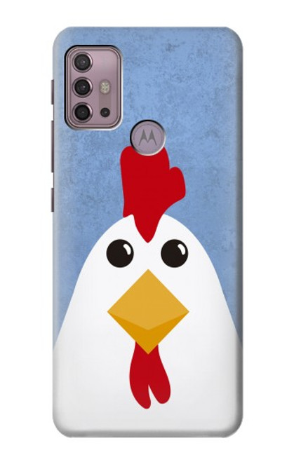 W3254 Chicken Cartoon Hülle Schutzhülle Taschen und Leder Flip für Motorola Moto G30, G20, G10