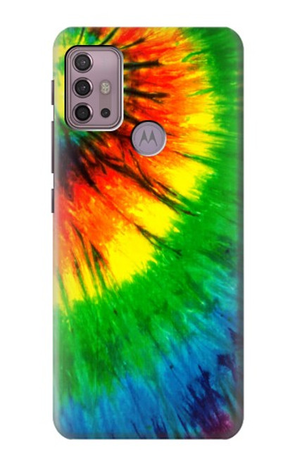 W3422 Tie Dye Hülle Schutzhülle Taschen und Leder Flip für Motorola Moto G30, G20, G10