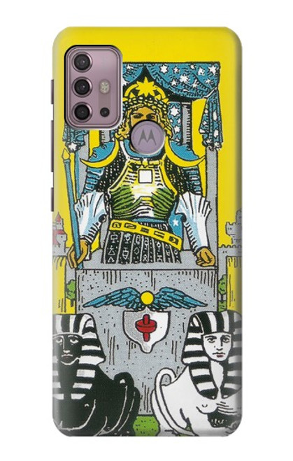 W3739 Tarot Card The Chariot Hülle Schutzhülle Taschen und Leder Flip für Motorola Moto G30, G20, G10