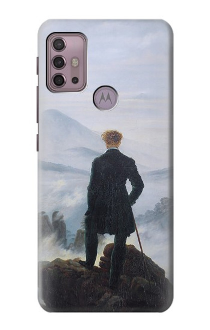 W3789 Wanderer above the Sea of Fog Hülle Schutzhülle Taschen und Leder Flip für Motorola Moto G30, G20, G10