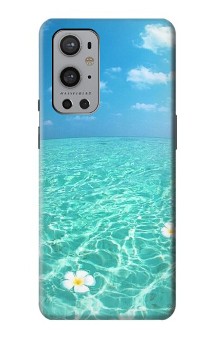 W3720 Summer Ocean Beach Hülle Schutzhülle Taschen und Leder Flip für OnePlus 9 Pro