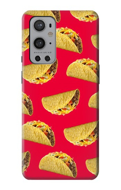 W3755 Mexican Taco Tacos Hülle Schutzhülle Taschen und Leder Flip für OnePlus 9 Pro