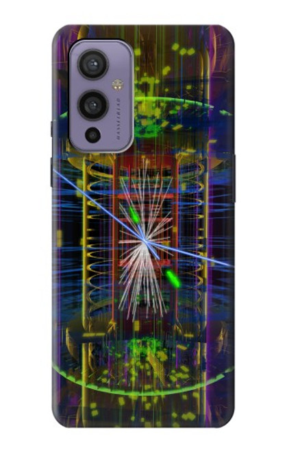 W3545 Quantum Particle Collision Hülle Schutzhülle Taschen und Leder Flip für OnePlus 9