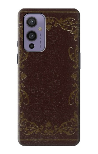 W3553 Vintage Book Cover Hülle Schutzhülle Taschen und Leder Flip für OnePlus 9