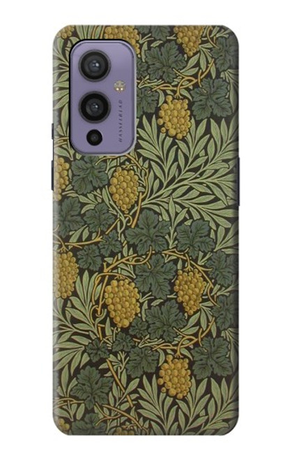 W3662 William Morris Vine Pattern Hülle Schutzhülle Taschen und Leder Flip für OnePlus 9