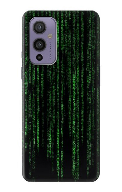 W3668 Binary Code Hülle Schutzhülle Taschen und Leder Flip für OnePlus 9