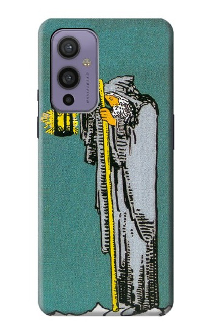 W3741 Tarot Card The Hermit Hülle Schutzhülle Taschen und Leder Flip für OnePlus 9