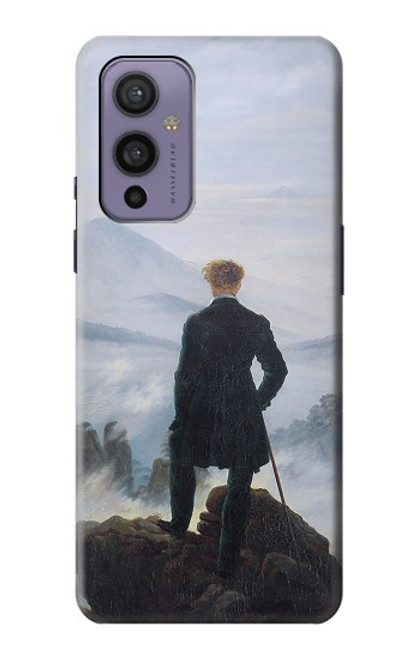 W3789 Wanderer above the Sea of Fog Hülle Schutzhülle Taschen und Leder Flip für OnePlus 9