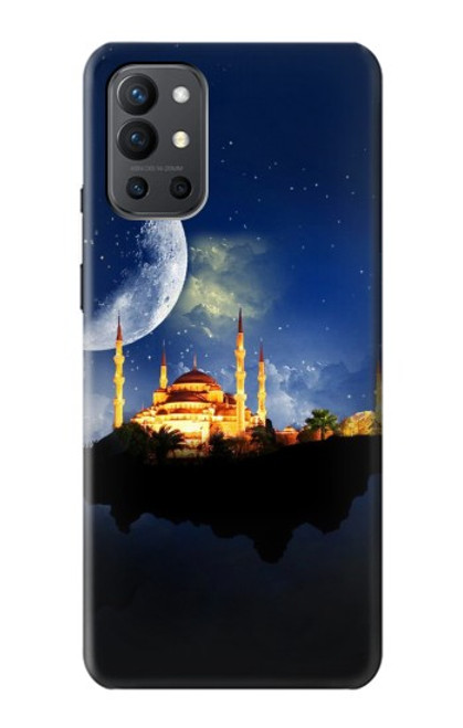 W3506 Islamic Ramadan Hülle Schutzhülle Taschen und Leder Flip für OnePlus 9R