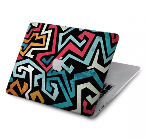 W3712 Pop Art Pattern Hülle Schutzhülle Taschen für MacBook Pro 13″ - A1706, A1708, A1989, A2159, A2289, A2251, A2338