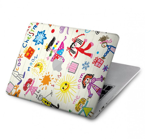 W3280 Kids Drawing Hülle Schutzhülle Taschen für MacBook Pro 15″ - A1707, A1990