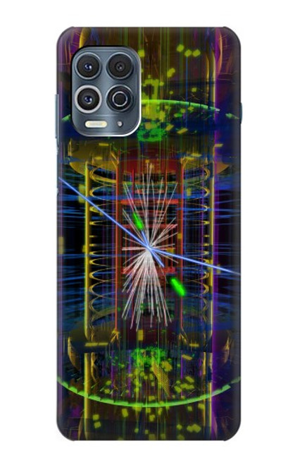 W3545 Quantum Particle Collision Hülle Schutzhülle Taschen und Leder Flip für Motorola Edge S