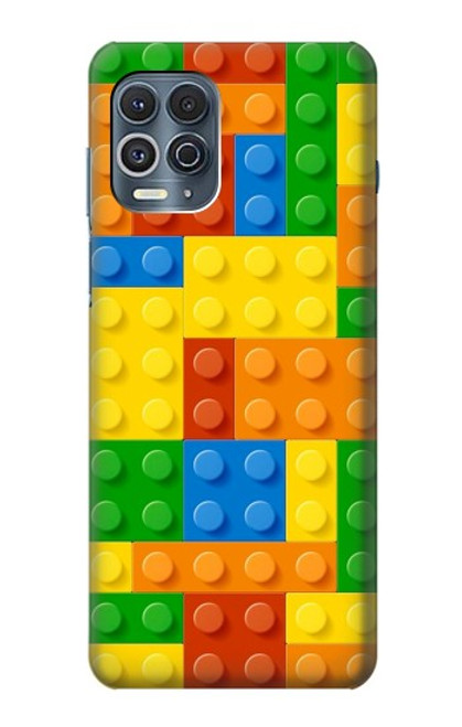 W3595 Brick Toy Hülle Schutzhülle Taschen und Leder Flip für Motorola Edge S