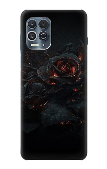 W3672 Burned Rose Hülle Schutzhülle Taschen und Leder Flip für Motorola Edge S