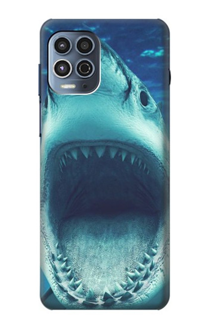 W3548 Tiger Shark Hülle Schutzhülle Taschen und Leder Flip für Motorola Moto G100