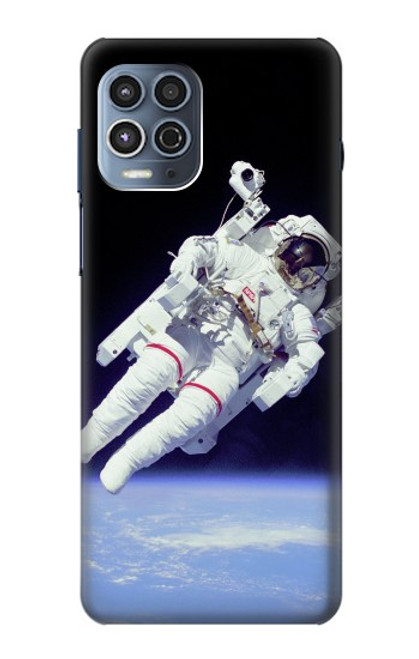 W3616 Astronaut Hülle Schutzhülle Taschen und Leder Flip für Motorola Moto G100