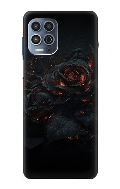W3672 Burned Rose Hülle Schutzhülle Taschen und Leder Flip für Motorola Moto G100