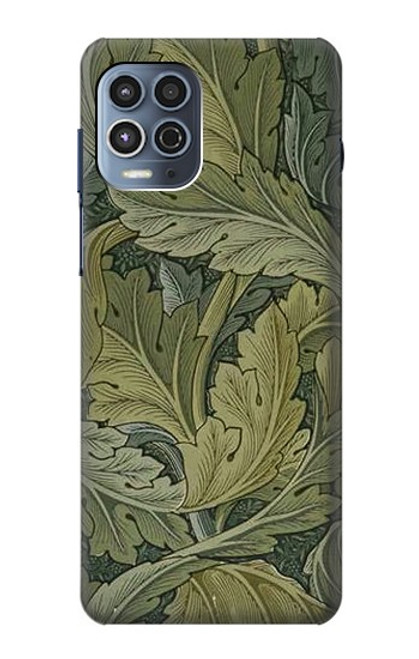 W3790 William Morris Acanthus Leaves Hülle Schutzhülle Taschen und Leder Flip für Motorola Moto G100