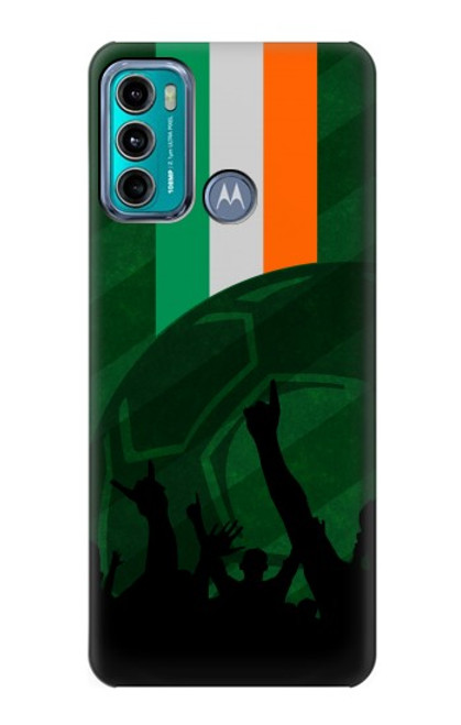 W3002 Ireland Football Soccer Hülle Schutzhülle Taschen und Leder Flip für Motorola Moto G60, G40 Fusion