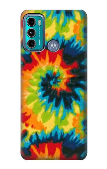 W3459 Tie Dye Hülle Schutzhülle Taschen und Leder Flip für Motorola Moto G60, G40 Fusion