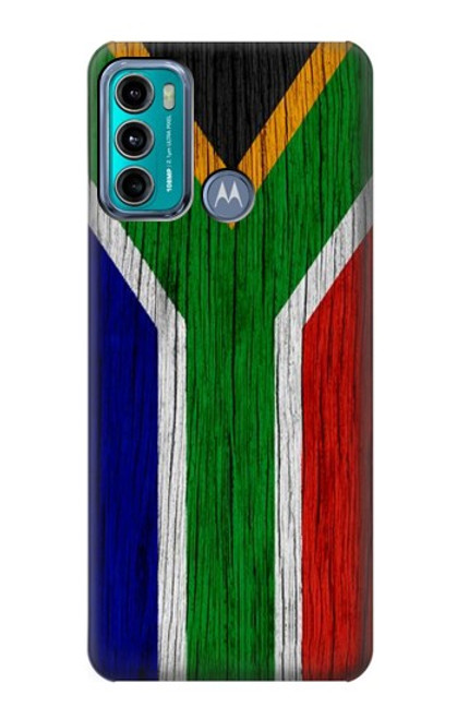 W3464 South Africa Flag Hülle Schutzhülle Taschen und Leder Flip für Motorola Moto G60, G40 Fusion