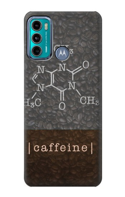 W3475 Caffeine Molecular Hülle Schutzhülle Taschen und Leder Flip für Motorola Moto G60, G40 Fusion