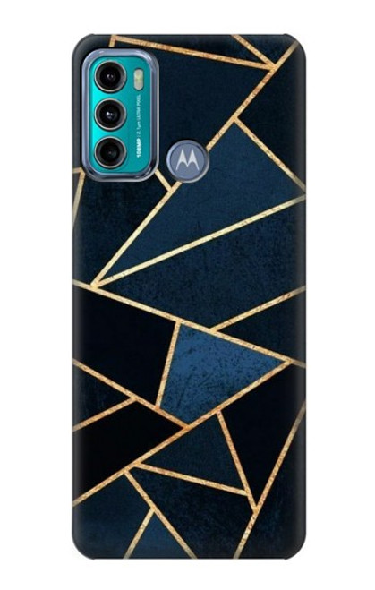 W3479 Navy Blue Graphic Art Hülle Schutzhülle Taschen und Leder Flip für Motorola Moto G60, G40 Fusion