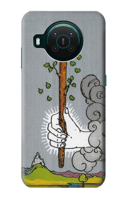W3723 Tarot Card Age of Wands Hülle Schutzhülle Taschen und Leder Flip für Nokia X10