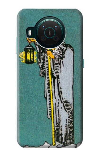 W3741 Tarot Card The Hermit Hülle Schutzhülle Taschen und Leder Flip für Nokia X10
