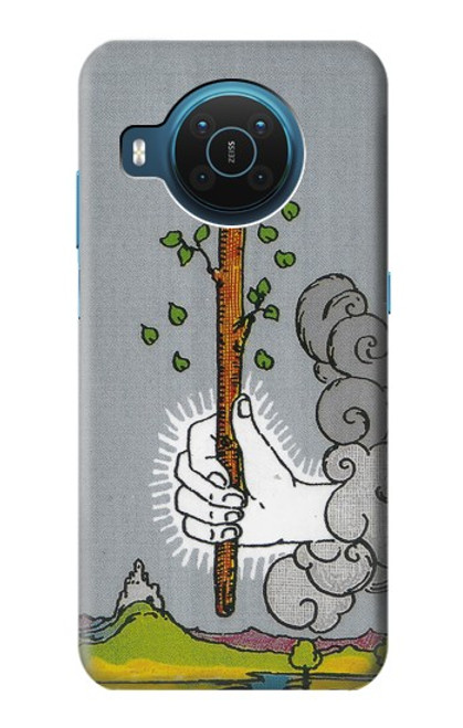 W3723 Tarot Card Age of Wands Hülle Schutzhülle Taschen und Leder Flip für Nokia X20
