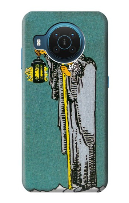 W3741 Tarot Card The Hermit Hülle Schutzhülle Taschen und Leder Flip für Nokia X20