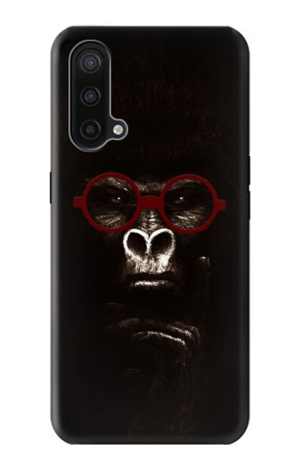 W3529 Thinking Gorilla Hülle Schutzhülle Taschen und Leder Flip für OnePlus Nord CE 5G
