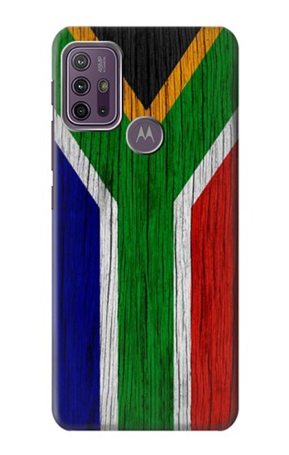 W3464 South Africa Flag Hülle Schutzhülle Taschen und Leder Flip für Motorola Moto G10 Power