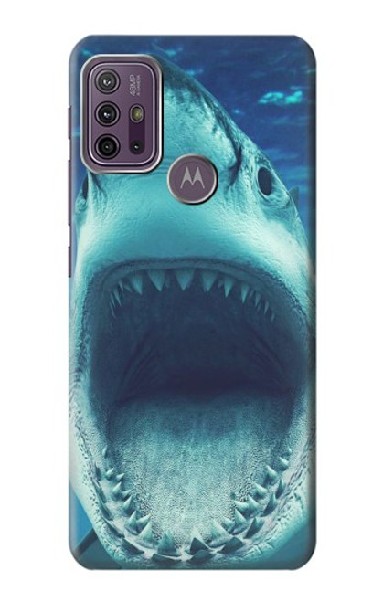 W3548 Tiger Shark Hülle Schutzhülle Taschen und Leder Flip für Motorola Moto G10 Power