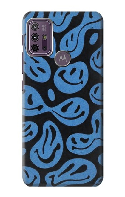 W3679 Cute Ghost Pattern Hülle Schutzhülle Taschen und Leder Flip für Motorola Moto G10 Power