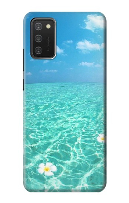 W3720 Summer Ocean Beach Hülle Schutzhülle Taschen und Leder Flip für Samsung Galaxy A03S