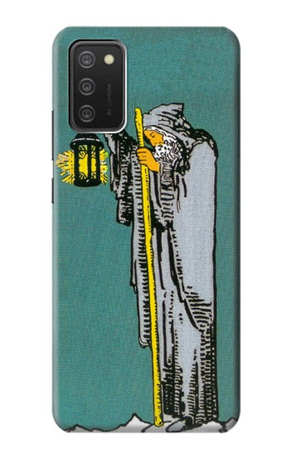 W3741 Tarot Card The Hermit Hülle Schutzhülle Taschen und Leder Flip für Samsung Galaxy A03S