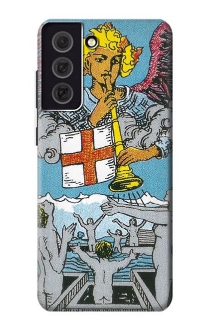 W3743 Tarot Card The Judgement Hülle Schutzhülle Taschen und Leder Flip für Samsung Galaxy S21 FE 5G