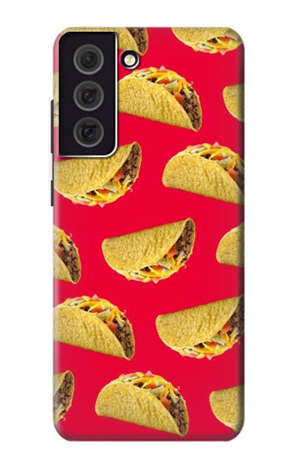 W3755 Mexican Taco Tacos Hülle Schutzhülle Taschen und Leder Flip für Samsung Galaxy S21 FE 5G