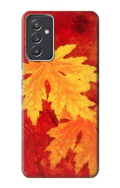 W0479 Maple Leaf Hülle Schutzhülle Taschen und Leder Flip für Samsung Galaxy Quantum 2