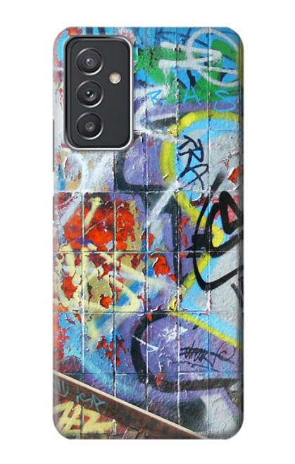 W0588 Wall Graffiti Hülle Schutzhülle Taschen und Leder Flip für Samsung Galaxy Quantum 2