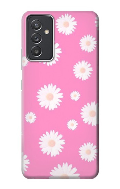 W3500 Pink Floral Pattern Hülle Schutzhülle Taschen und Leder Flip für Samsung Galaxy Quantum 2